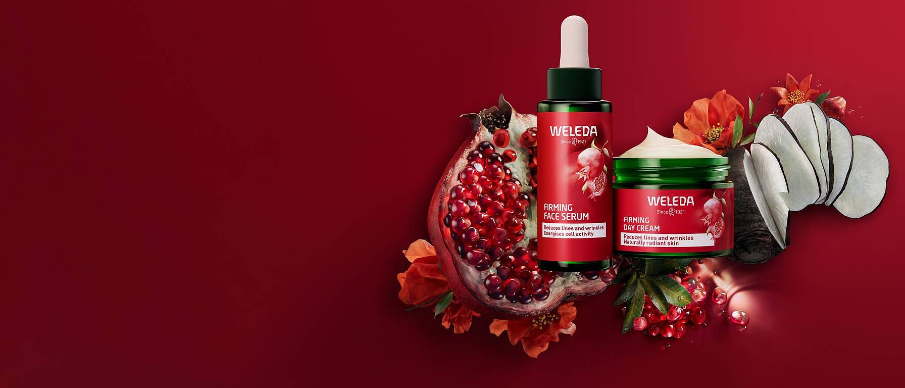 Гранатовая серия для лица Weleda