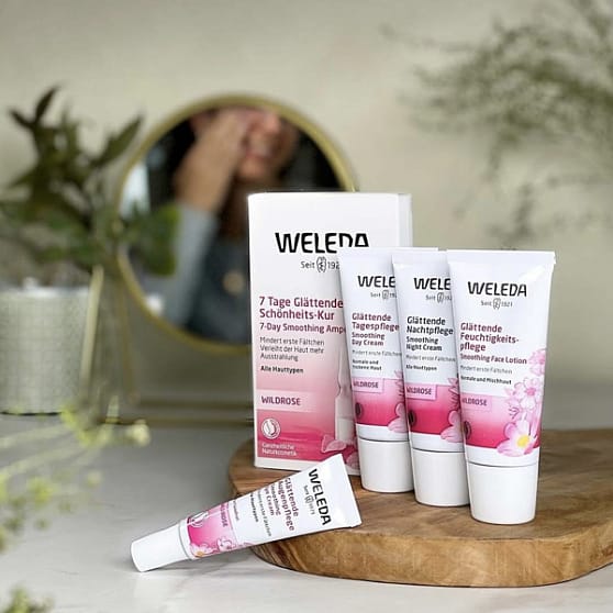 розовая серия от Weleda