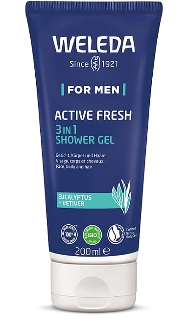 Мужской гель для душа 3 в 1 ACTIVE FRESH