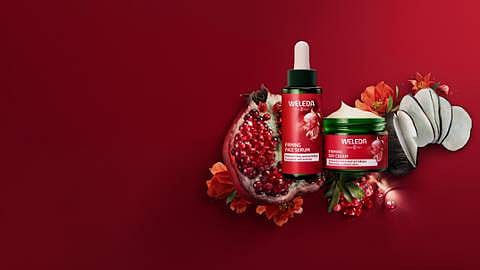 Гранатовая серия для лица Weleda